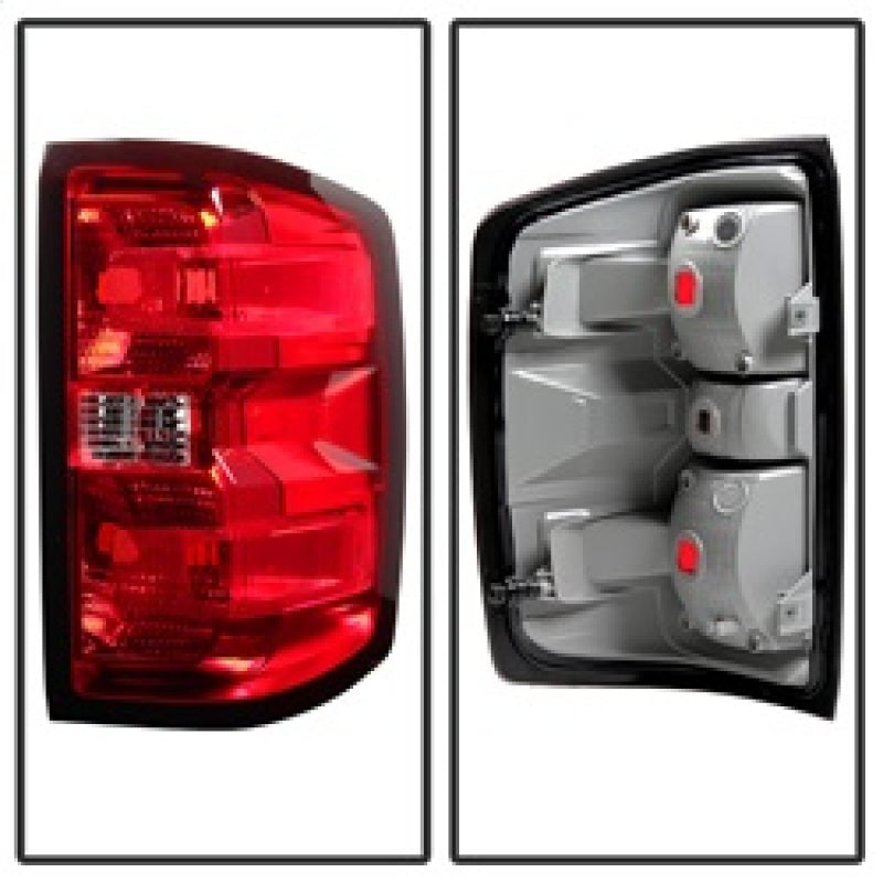 SPYDER Xtune Chevy Silverado 2014-2016 Passenger Side Tail Lights - OEM Right ALT-JH-CS14-OE-R 9031922