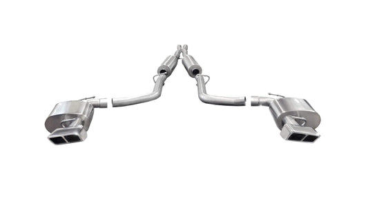 Corsa Xtreme / 2.75 in Cat-Back GTX2 Tips | 2011-2014 Challenger SRT 6.4L Auto (14427)