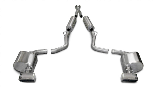 Corsa Xtreme / 2.5 in Cat-Back GTX Tips | 2009-2010 Challenger RT 5.7L Auto (14436)