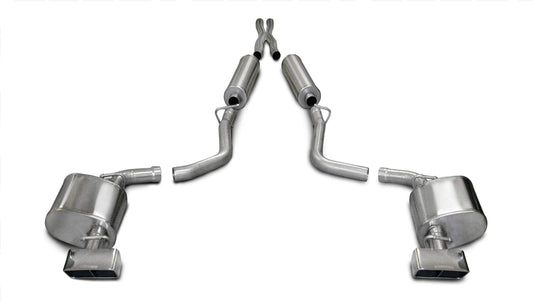 Corsa Xtreme / 2.5 in Cat-Back GTX Tips | 2009-2010 Challenger RT 5.7L Manual (14437)