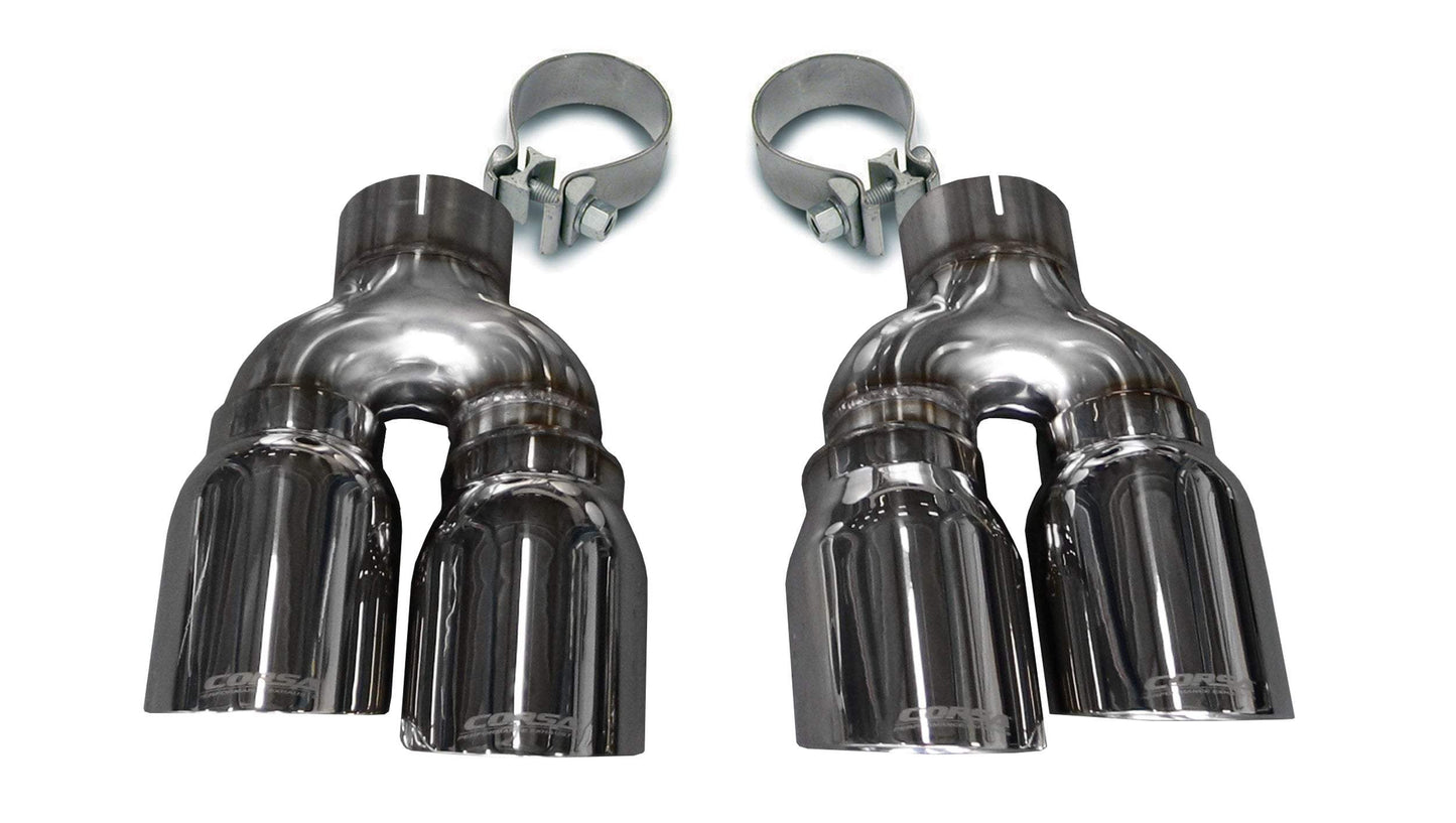 Corsa [OPEN BOX] Replacement / 4.0 in Twin Tip Kit | Cadillac ATS-V, BMW M6, M10 CORSA Systems (14479)