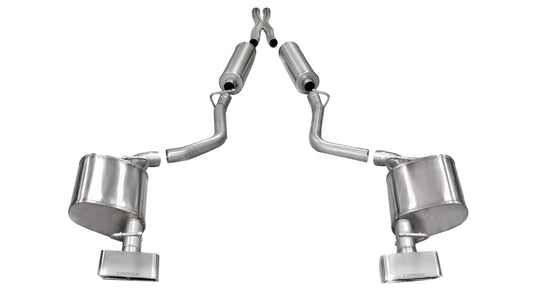 Corsa Xtreme / 2.5 in Cat-Back GTX2 Tips | 2011-2014 Challenger RT 5.7L (14529)