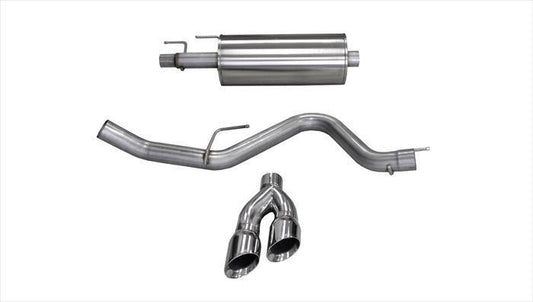 Corsa Sport / 3.0 in Cat-Back 4.0 in Twin Tips | Ford F-150 EcoBoost 2015-2020 2.7T, 3.5T (14836)