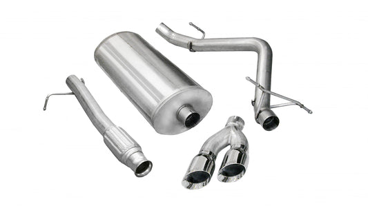 Corsa Sport / 3.0 in Cat-Back SSE 4.0 in Twin Tips | 09-13 Silverado Sierra 4.8L 5.3L 133WB (14900)