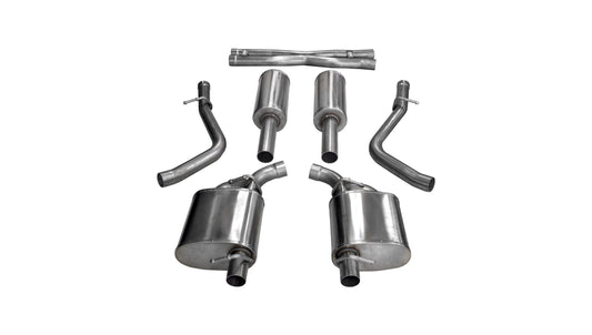 Corsa Sport / 2.5 in Cat-Back DRE No Tips | 2015-2022 Charger, 300 3.6L V6 (21064)
