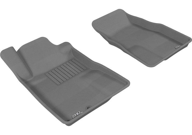 3D MAXpider 2005-2009 Ford Mustang Kagu 1st Row Floormat - Gray L1FR06511501