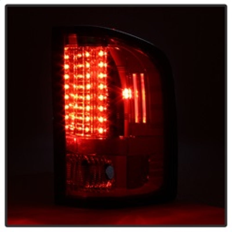 Spyder Chevy Silverado 07-13 LED Tail Lights Red Smoke ALT-YD-CS07-LED-RS 5001801