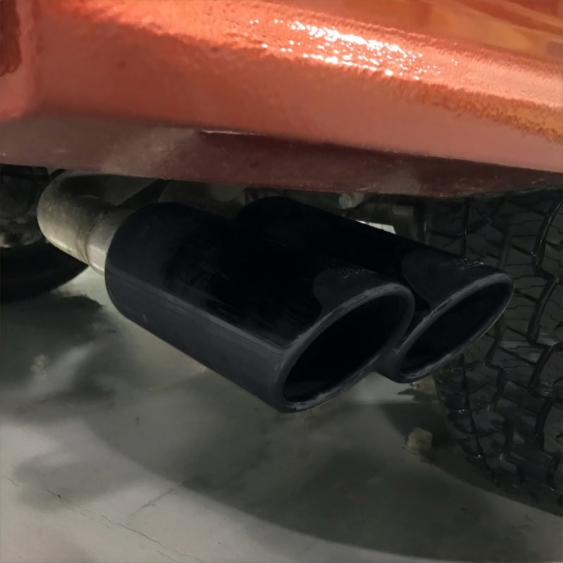 Ford Racing 2019 Ranger 2.3L Ecoboost Side Exit Cat-Back Exhaust System w/ Dual Black Chrome Tips M-5200-RA23SB