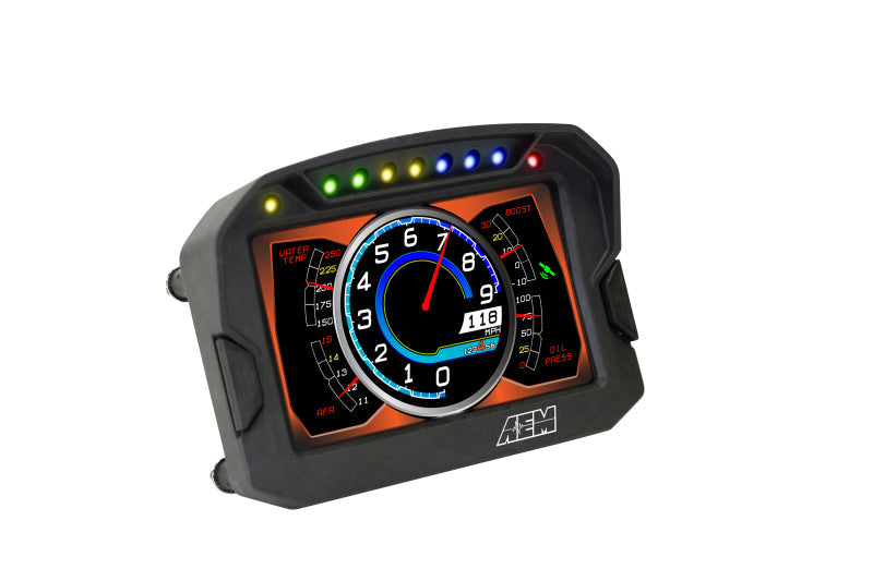 AEM CD-5G Carbon Digital Dash Display w/ Interal 10Hz GPS & Antenna 30-5602