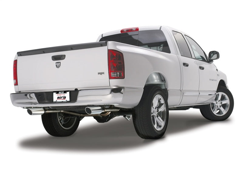 Borla 09-13 Dodge RAM 1500 5.7L CC/SB w/Fact Sngl Exh C/B 3x2.5in Single Round Rolled Split Rear 140308