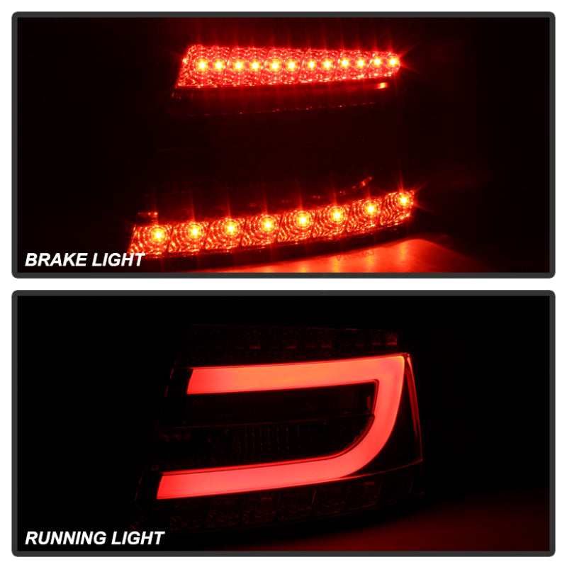 Spyder Audi A6 05-08 4Dr Sedan Only Light Bar LED Tail Lights Smke ALT-YD-AA605V2-LBLED-SM 5080776