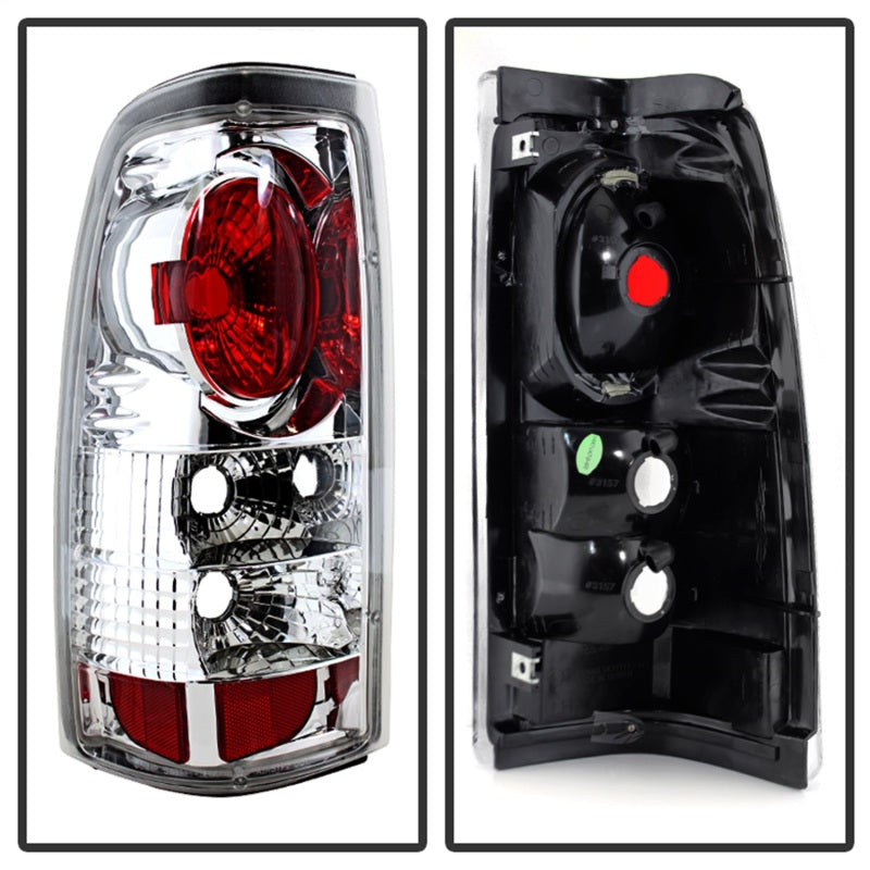 Spyder Chevy Silverado 1500/2500 99-02 (Not Stepside) Euro Style Tail Lights Chrm ALT-YD-CS99-C 5001993