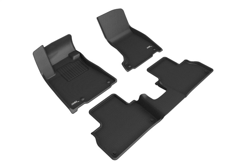 3D MAXpider 19-23 Maserati Levante Kagu Floor Mat- Black R1 R2 L1MR01001509