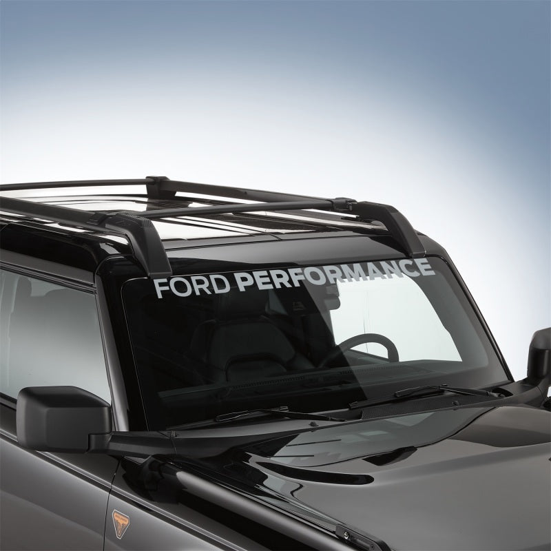 Ford Racing Ford Performance Bronco Windshield Banner - Silver M-1820-BRS