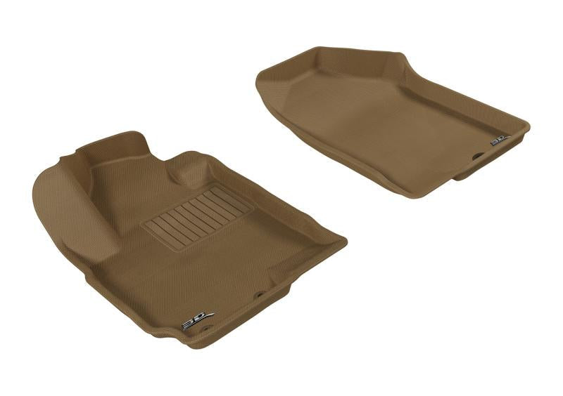 3D MAXpider 2010-2013 Kia Soul Kagu 1st Row Floormat - Tan L1KA00811502