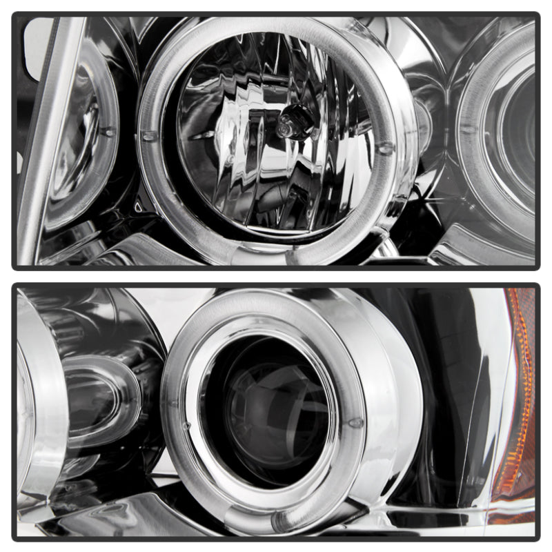 Spyder Nissan Titan 04-14/Armada 04-07 Projector Headlights LED Halo LED Chrm PRO-YD-NTI04-HL-C 5011589
