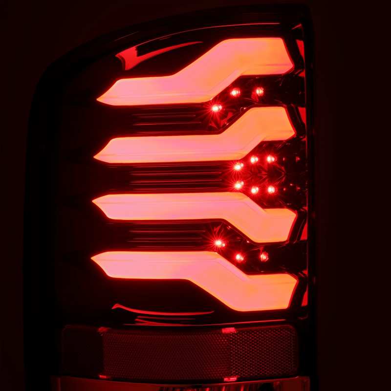 AlphaRex 14-18 Chevrolet Silverado 1500 PRO-Series LED Tail Lights Jet Black 620010 *Discontinued