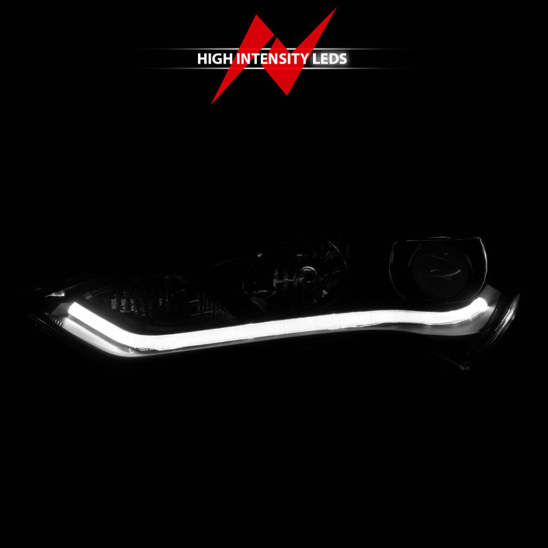 Anzo 2013-2015 Hyundai Genesis Projector Headlights w/ Plank Style Design B