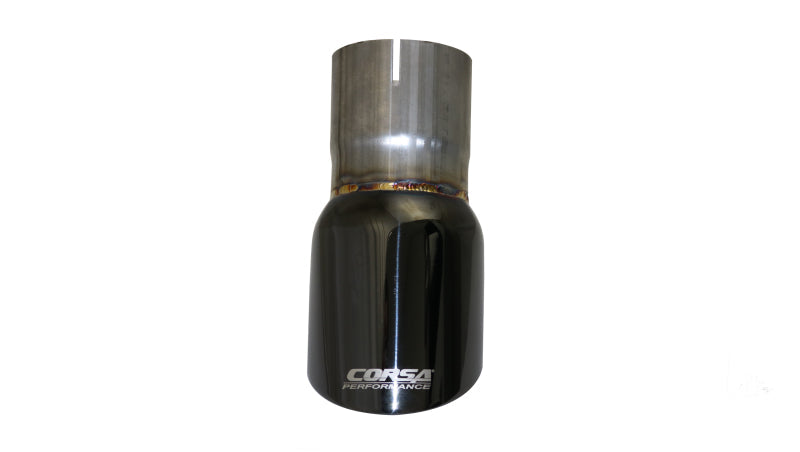 Corsa Single Universal 2.75in Inlet / 3.5in Outlet Black PVD Pro-Series Tip Kit TK003BLK