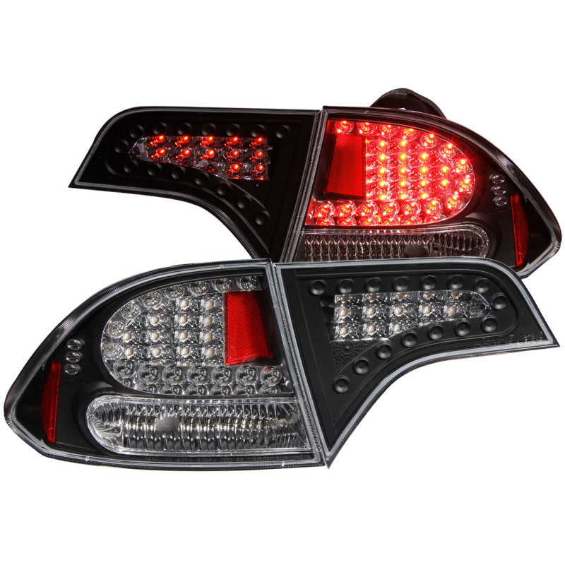 Anzo 2006-2011 Honda Civic LED Tail lights Black
