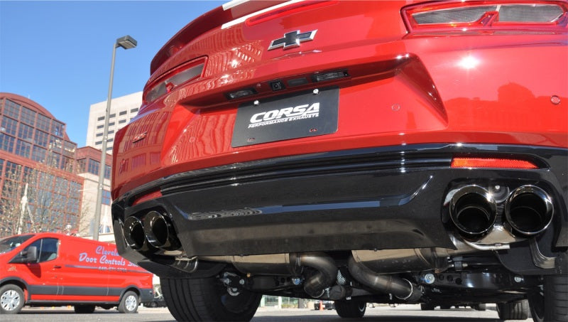 Corsa Performance 16-18 Chevy Camaro SS 6.2L Xtreme+ 2.75in Cat-Back Dual Rear