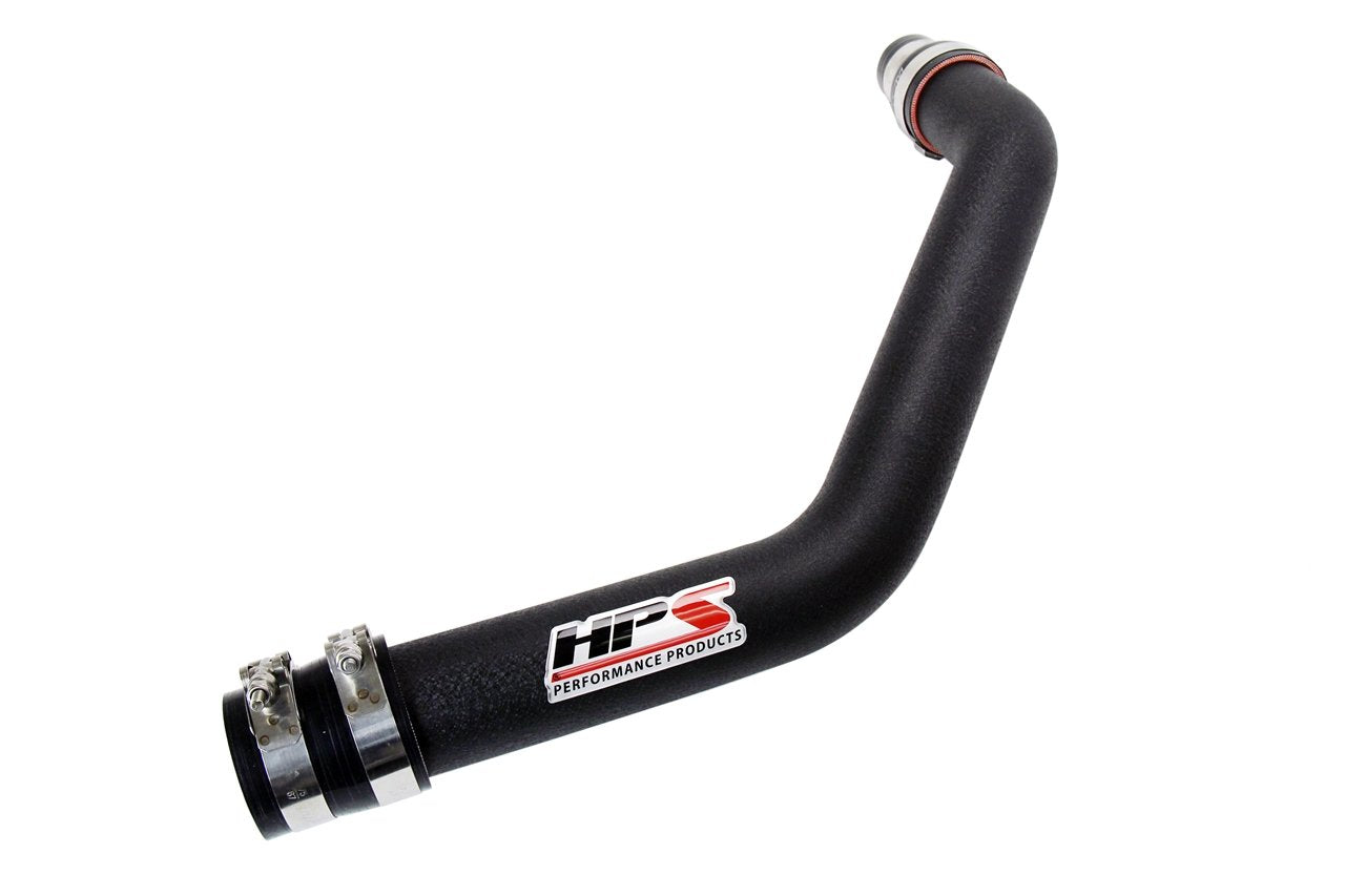 HPS Performance HPS 2.5" Upper Intercooler Pipe UICP, 08-15 Mitsubishi Lancer EVO X Turbo, Black