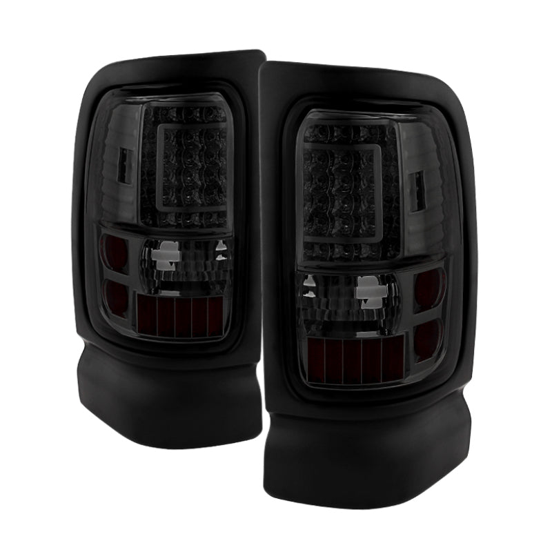 SPYDER Xtune Dodge Ram 1500 94-01 C-Shape LED Tail Lights Smoke ALT-ON-DRAM94-G2-LED-SM 5081353