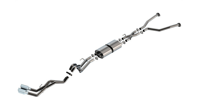 Borla 22-24 Toyota Tundra 3.4L V6 (Inc. Hyb.) Ext. Cab/STD Bed/145.7in WB ATAK Cat-Back - Chrome 140940