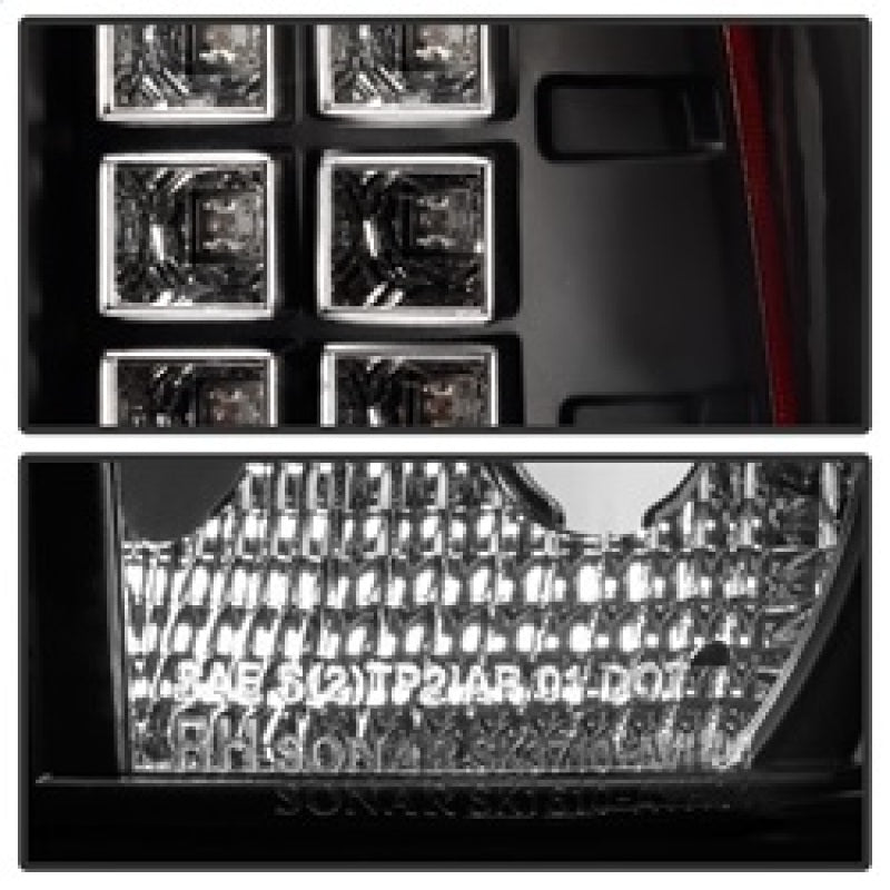 Spyder Chevy Avalanche 02-06 LED Tail Lights Black ALT-YD-CAV02-LED-BK 5001061