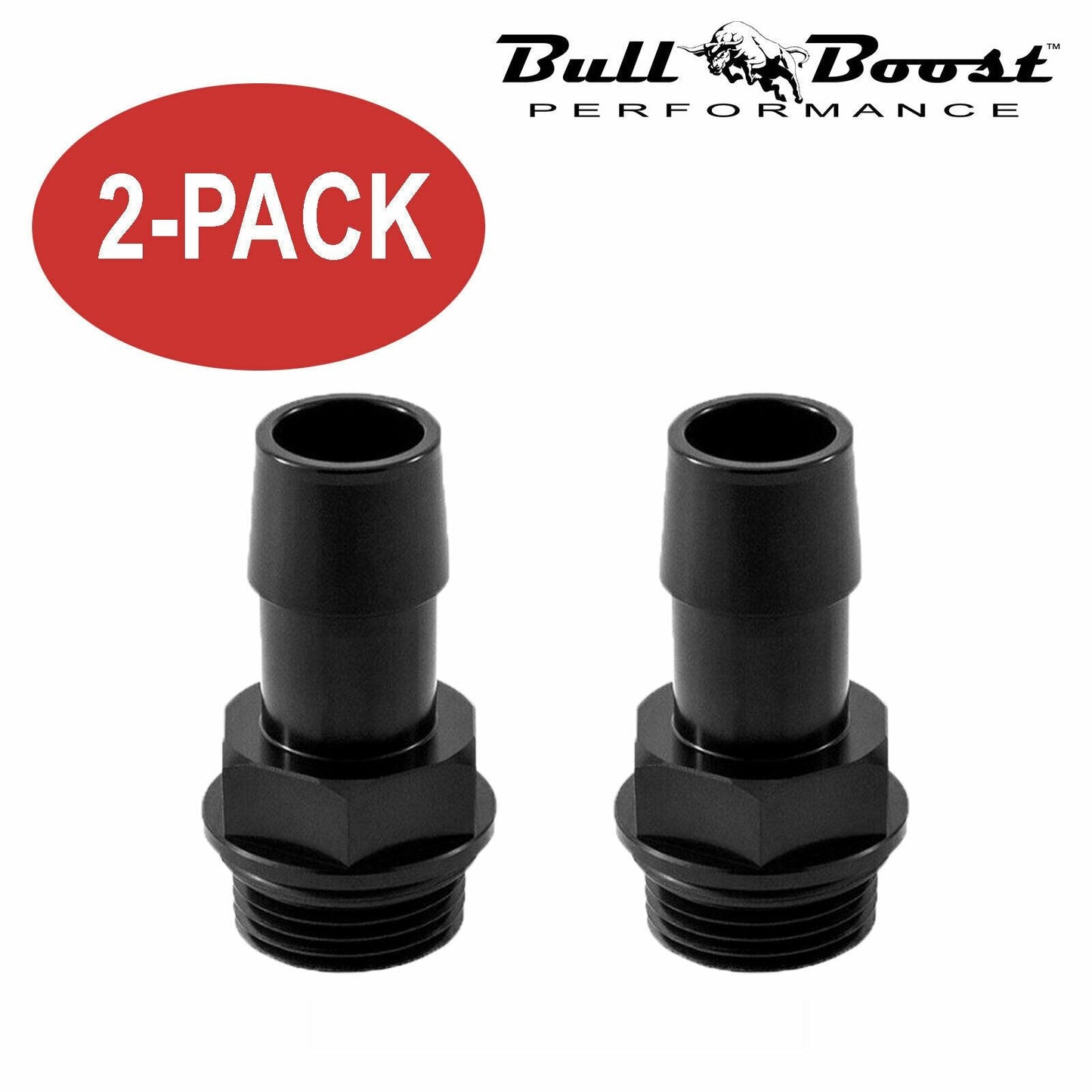 2x Aluminum 10mm Barb Fitting For Oil Catch Can Reservoir Tank Racing 2-Port