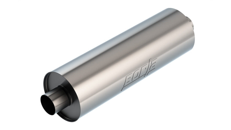 Borla Specialty Muffler 3in Center In/Out 7.75in Dia. 24in Body 29in OAL Touring Un-Notched 401663