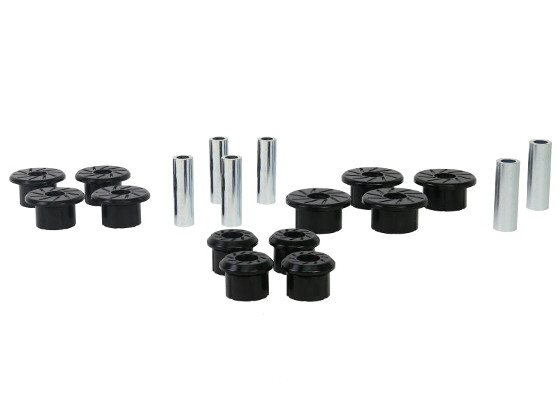 Whiteline 1999-2018 Chevrolet Silverado 1500 Spring - Eye Front/Rear And Shackle Bushing W73821