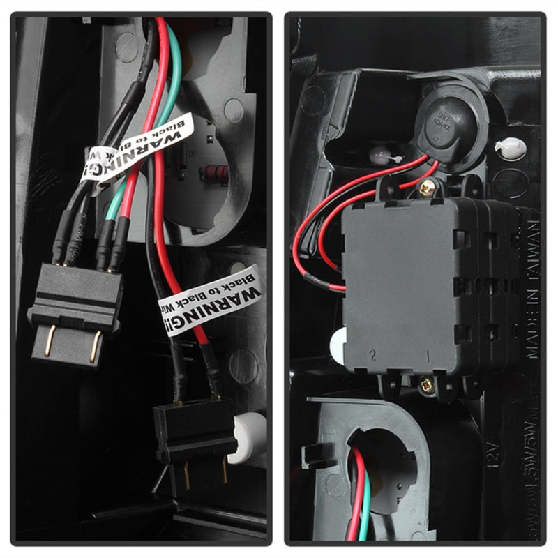 Spyder 03-06  Chevy Silverado (Does Not Fit Stepside) Version 2 LED Tail Lights - Black Smoke 5083272