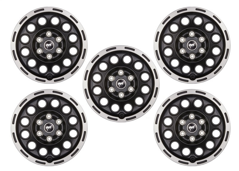 Ford Racing 21-23 Bronco 17x8.0 Wheel Kit - Machined Face M-1007K-P1780MBM