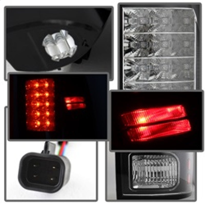 Spyder Dodge Ram 1500 13-14/Ram 2500 13-14 LED Tail Lights LED Model only - Blk ALT-YD-DRAM13-LED-BK 5077530
