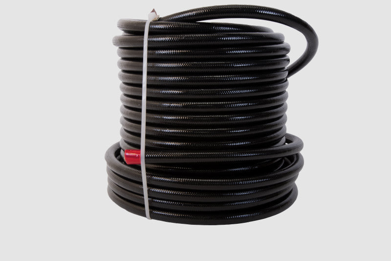 Aeromotive PTFE SS Braided Fuel Hose - Black Jacketed - AN-10 x 20ft 15330