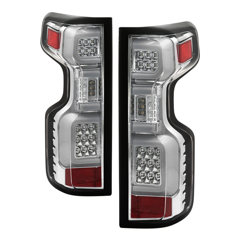 Spyder Chevy Silverado 19-20 LED Tail Light Chrome ALT-YD-CS19HAL-C 5087263