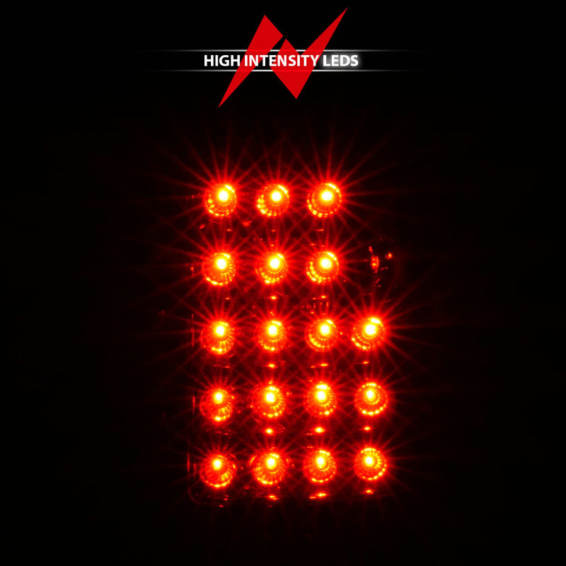 Anzo 2003-2006 Chevrolet Silverado 1500 LED Taillights Red/Clear