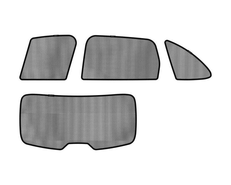3D MAXpider 2011-2018 Porsche Cayenne Black Sun Shades - Complete Set S1PO0100