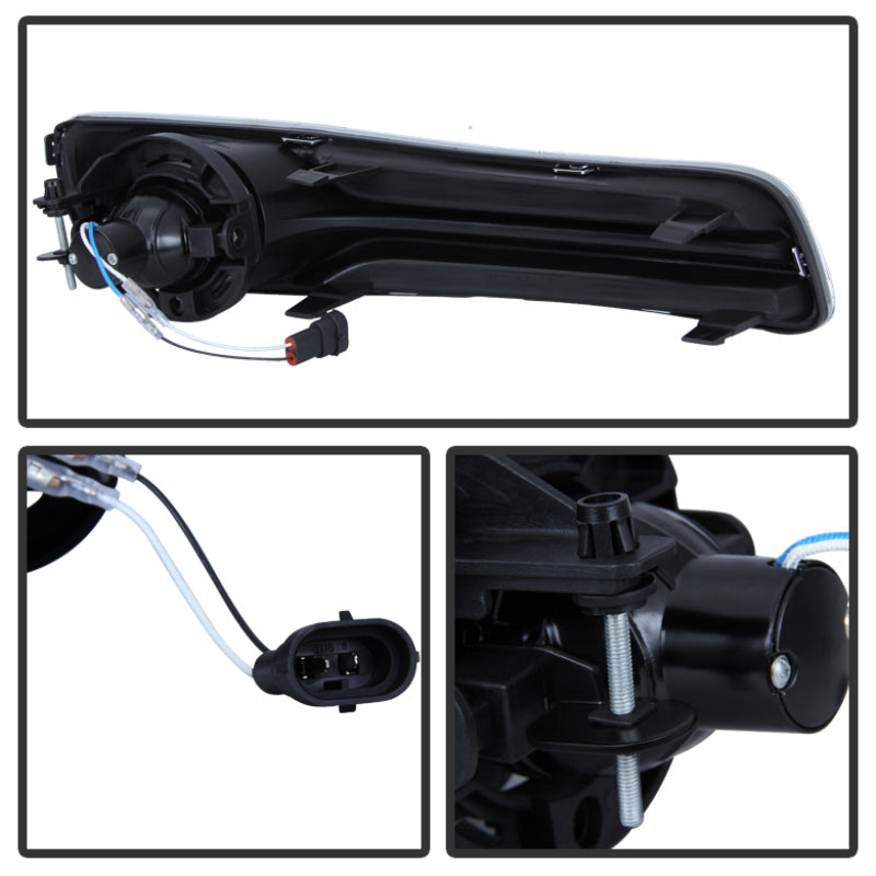 Spyder Chrysler 300 2011-2014 OEM Fog Light W/Universal Switch- Clear FL-C30011-C 5080394