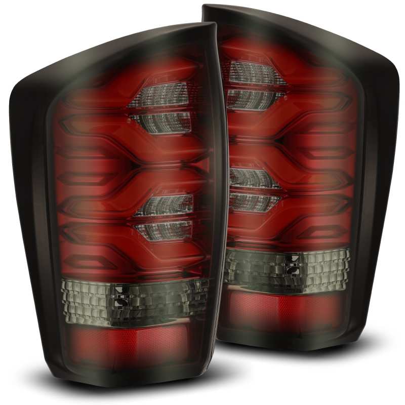 AlphaRex 16-20 Toyota Tacoma PRO-Series LED Tail Lights Red Smoke 680020 *Discontinued