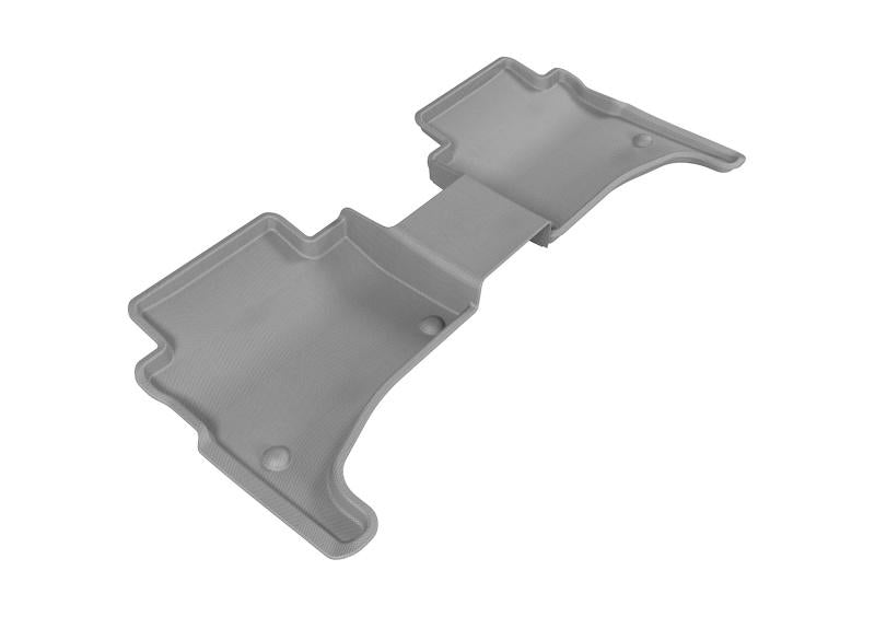 3D MAXpider 2003-2010 Porsche/Volkswagen Cayenne/Touareg Kagu 2nd Row Floormats - Gray L1PO00021501