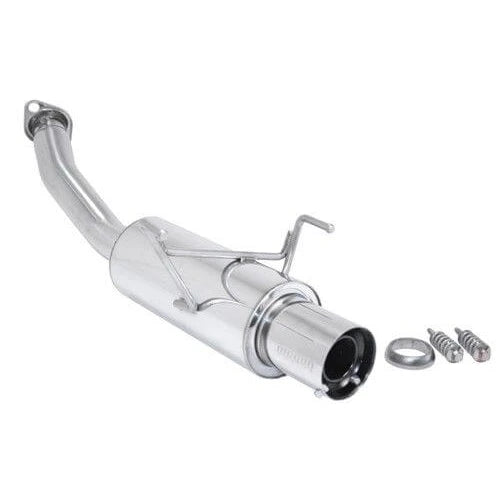 Megan Racing - Axle-Back Exhaust for 2011-2012 Honda CR-Z 11-12 2.4" Piping Blue Titanium Tip