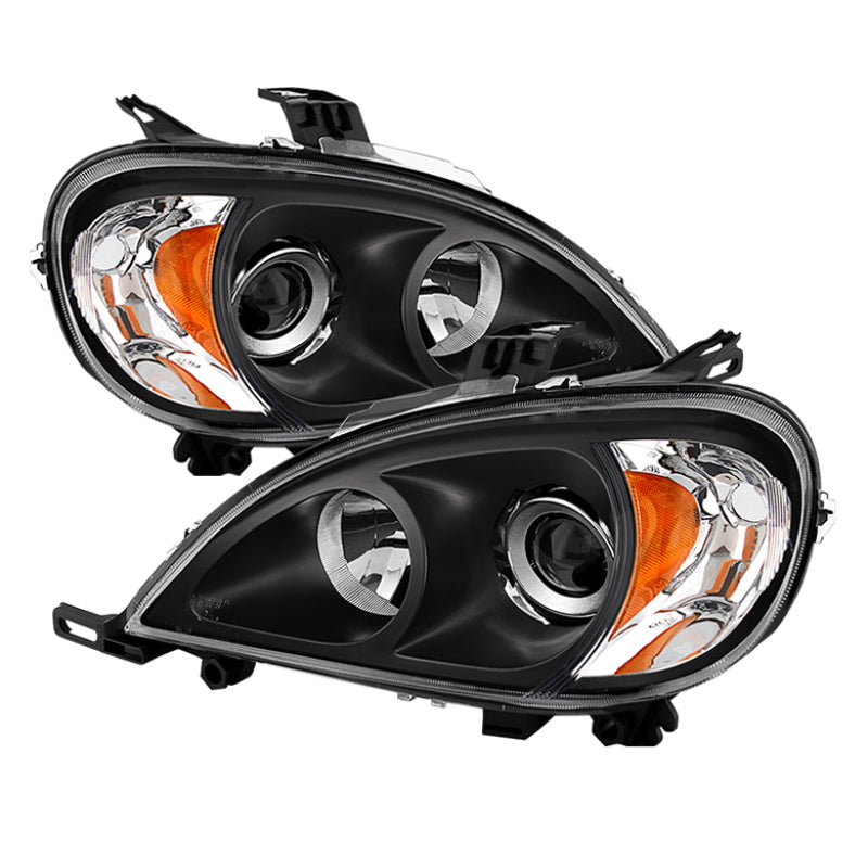 SPYDER Xtune Mercedes Benz W163 Ml-Class 98-01 ProjectOEr Headlights Black PRO-JH-MBW16398-BK 9028212