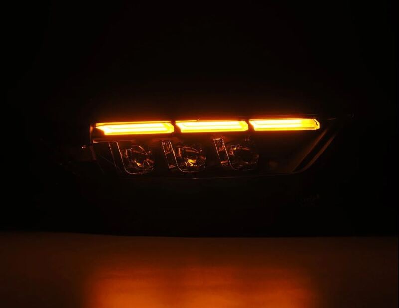 AlphaRex 15-17 Ford Mustang NOVA LED Proj Headlights Black w/Activ Light/Seq Signal/Switch DRL 880262 *Discontinued