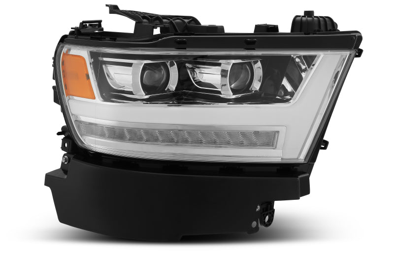 AlphaRex 19-20 Ram 1500HD PRO-Series Proj Headlight Plnk Styl Chrm w/Activ Light/Seq Signal/Plnk DRL 880514 *Discontinued