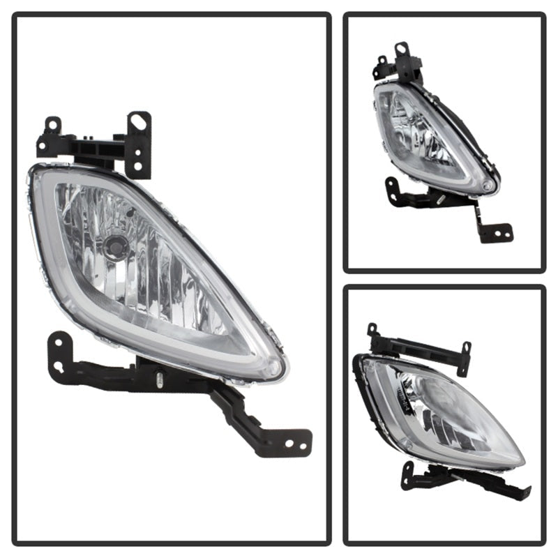 Spyder Hyundai Elantra 2011-2013 OE Style Fog Lights W/Switch Clear FL-HYE2011-C 5079909