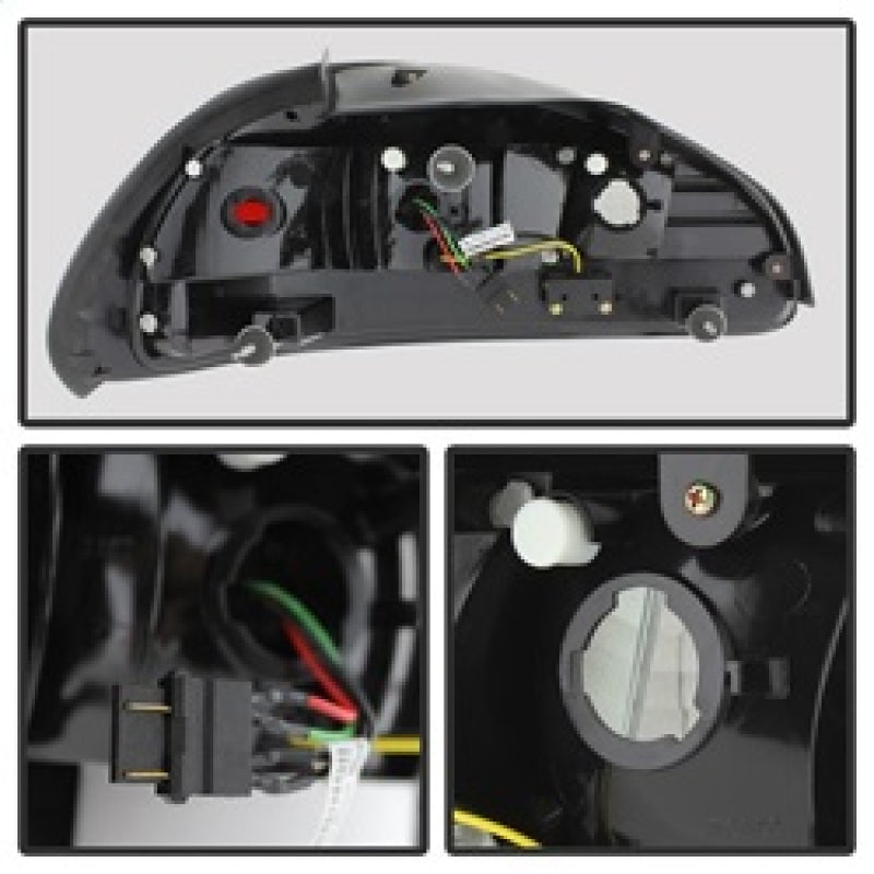 Spyder Pontiac Grand Prix 97-03 LED Tail Lights Black ALT-YD-PGP97-LED-BK 5007148