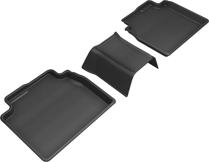 3D MAXpider 2019-2020 Lexus ES/Avalon Hybrid Kagu 2nd Row Floormats - Black L1LX06521509