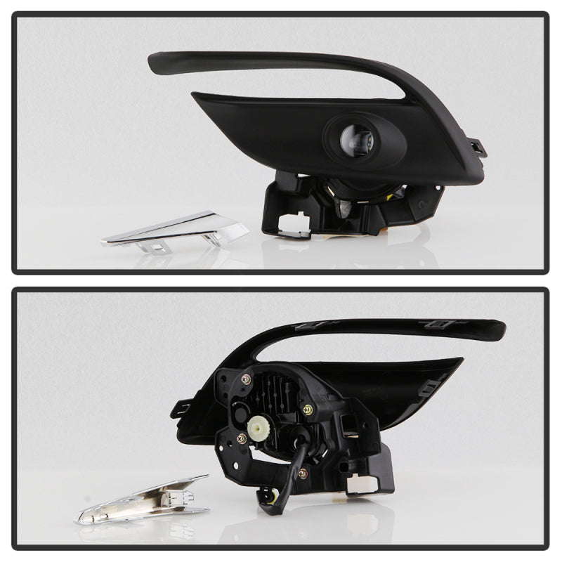Spyder 17-18 Mazda 3 OEM Style Full LED Fog Light w/Switch - Clear (FL-MM32017-LED-C) 9043192